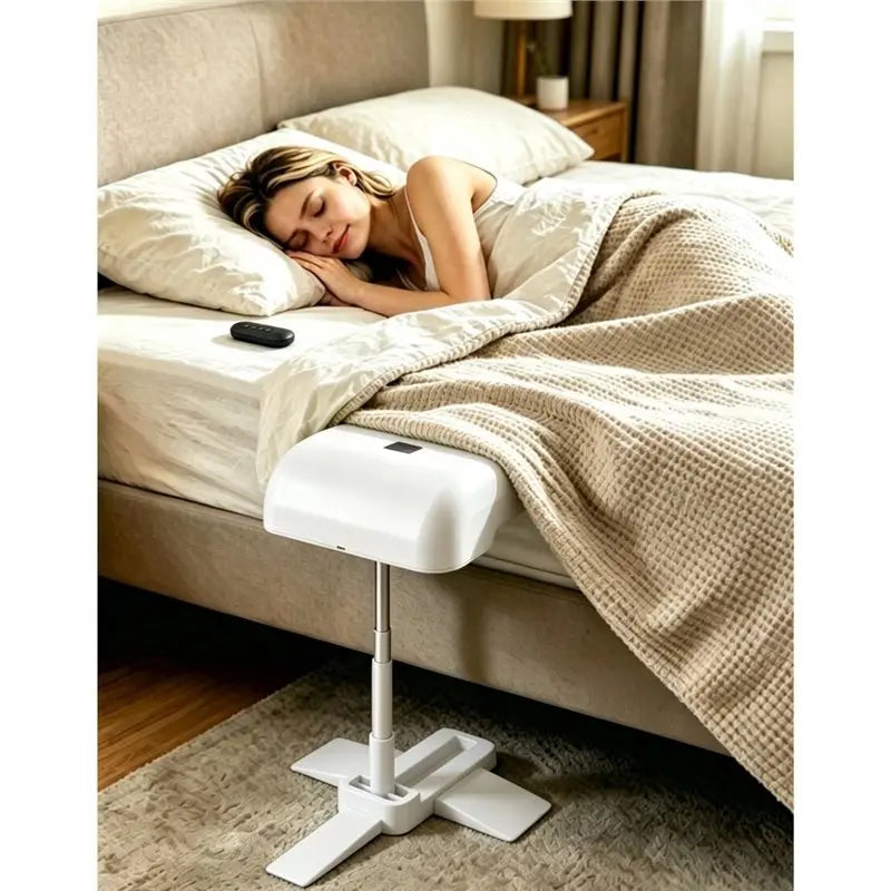 ABUD-Under Blanket Air Circulation Fan With Remote Control 5 Adjustable Wind Speeds Quiet Bed Cooling Fan