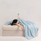 2026Cooling Blanket for Bed Silky Air Condition Comforter Lightweight Cooled Summer Quilt with Double Side Cold & Cooling Fabric